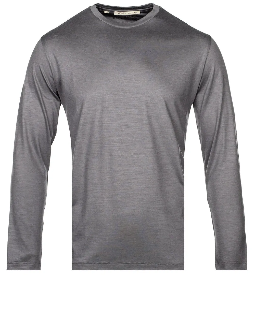 Langarm T-Shirt Grau