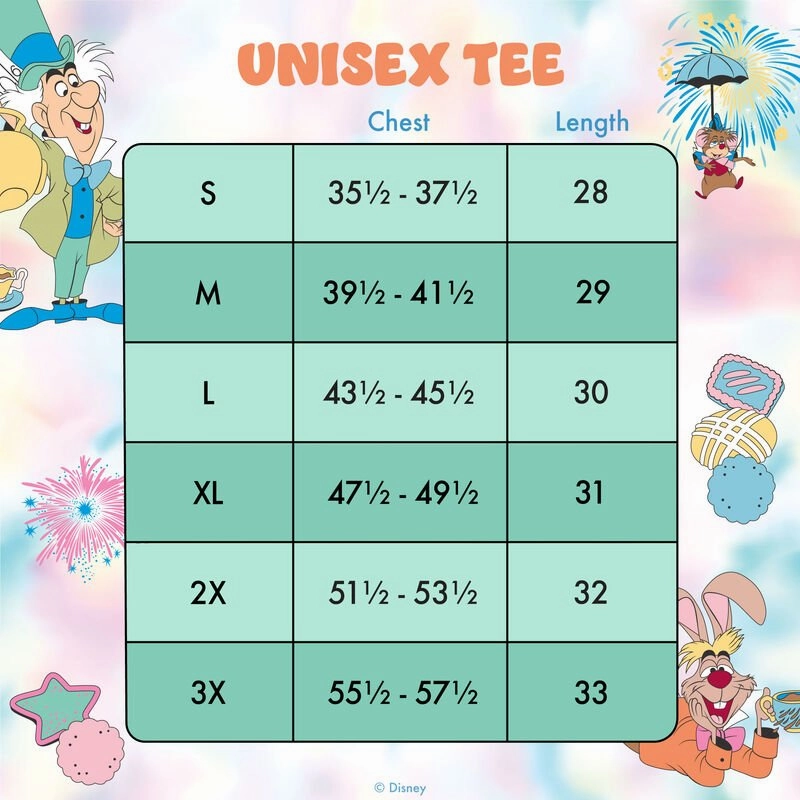 Loungefly x Disney Alice in Wonderland Unbirthday Unisex T-Shirt