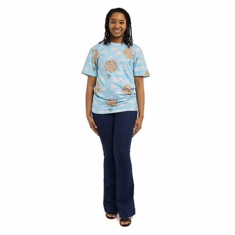 Loungefly x Disney Pixar Oben 15. Jahrestag Ballonhaus Unisex T-Shirt