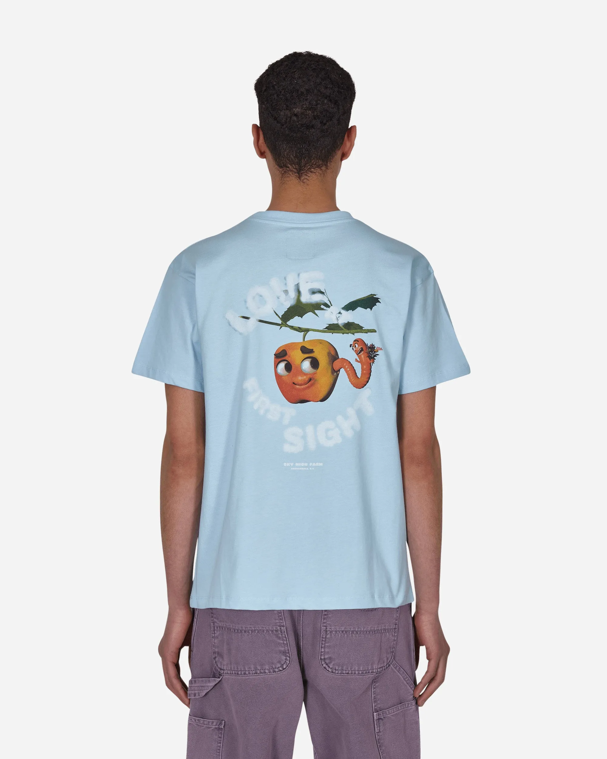 Liebe Auf Den Ersten Blick T-Shirt Blau