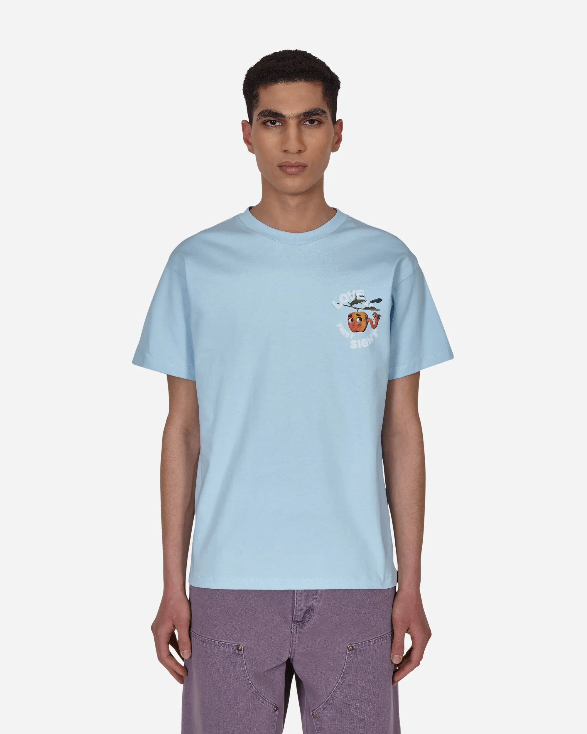 Liebe Auf Den Ersten Blick T-Shirt Blau