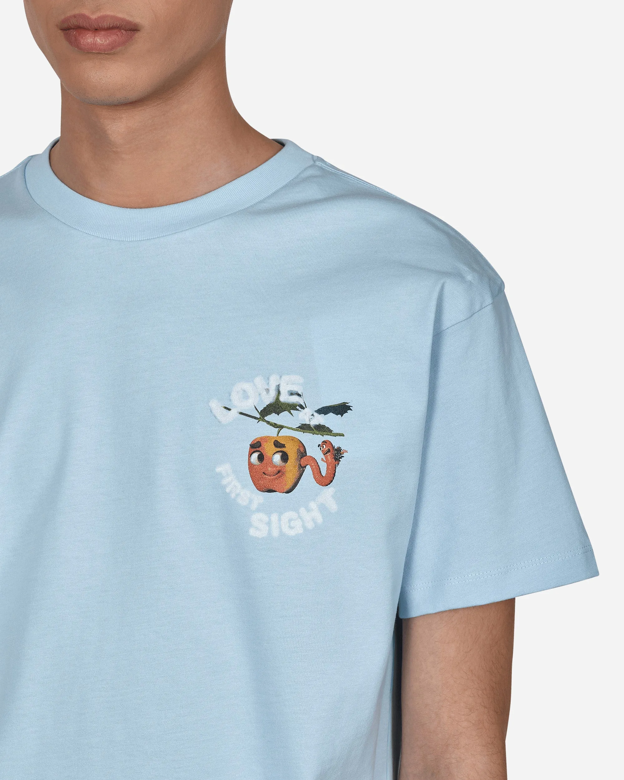 Liebe Auf Den Ersten Blick T-Shirt Blau