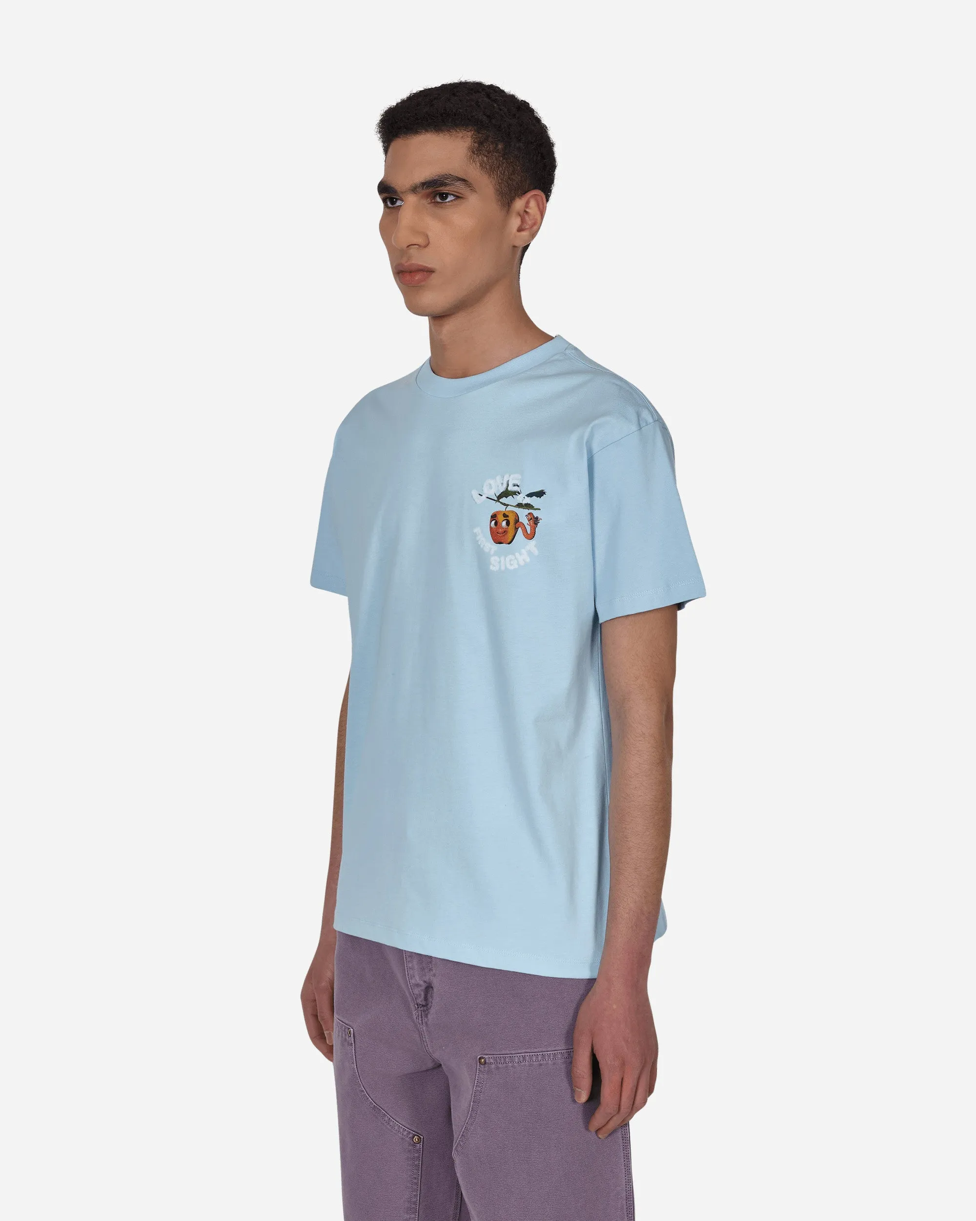 Liebe Auf Den Ersten Blick T-Shirt Blau