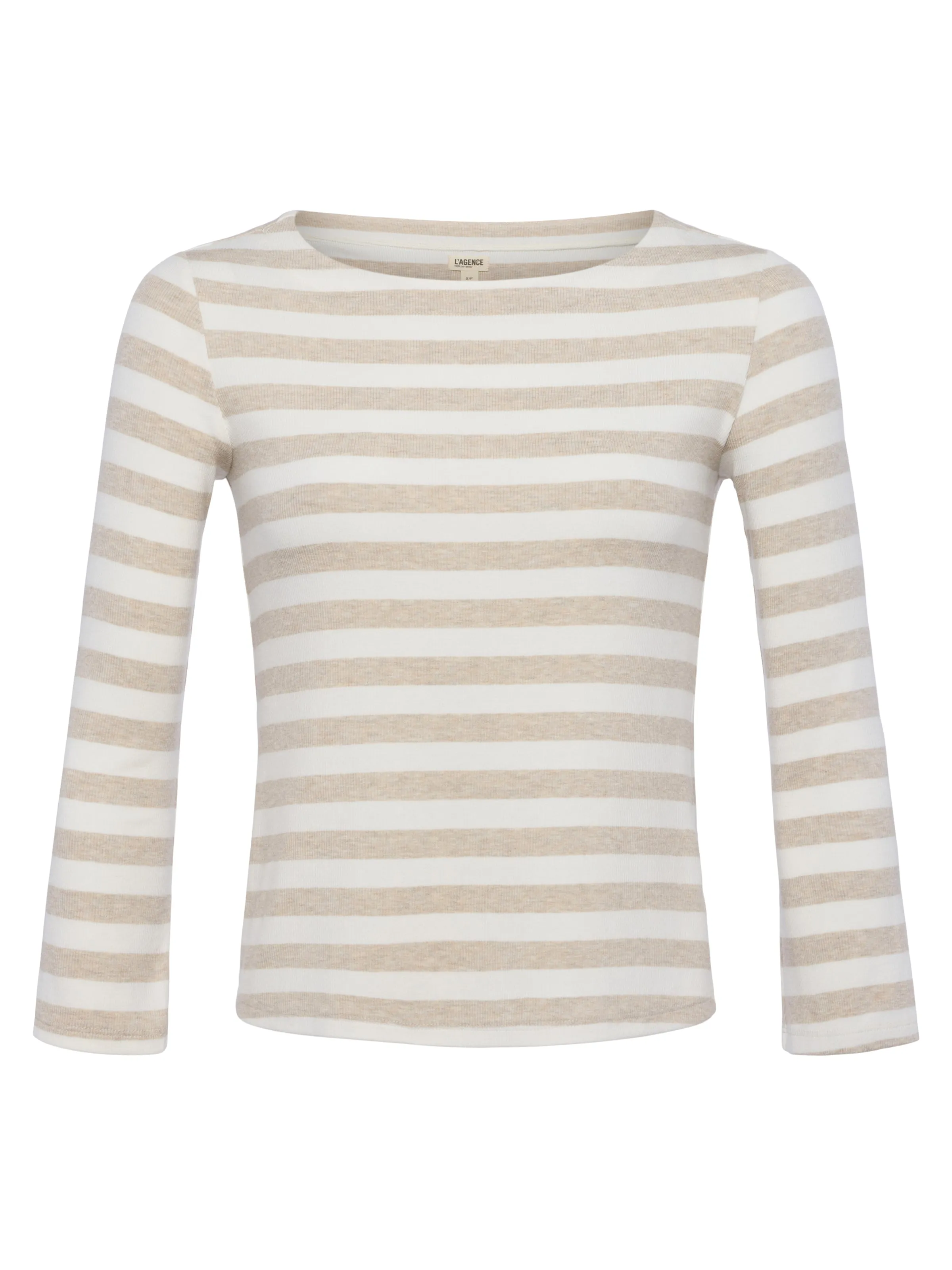 Lucille Gestreiftes Bootshals-Top