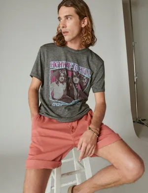 Lucky Brand Acdc Highway To Hell T-Shirt Raven Lucky Brand
