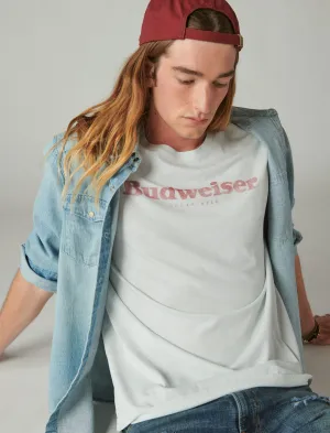 Lucky Brand Budweiser Kühl-Shirt Illusian Blau Lucky Brand