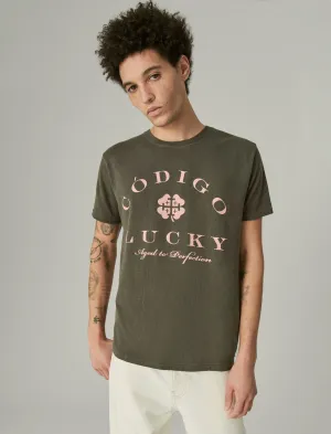 Lucky Brand Codigo 1530 X Kleeblatt Grafik T-Shirt Buche Lucky Brand