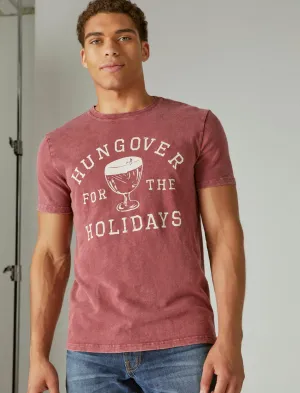 Lucky Brand Hungover Holidays Grafik-T-Shirt Granatapfel Lucky Brand
