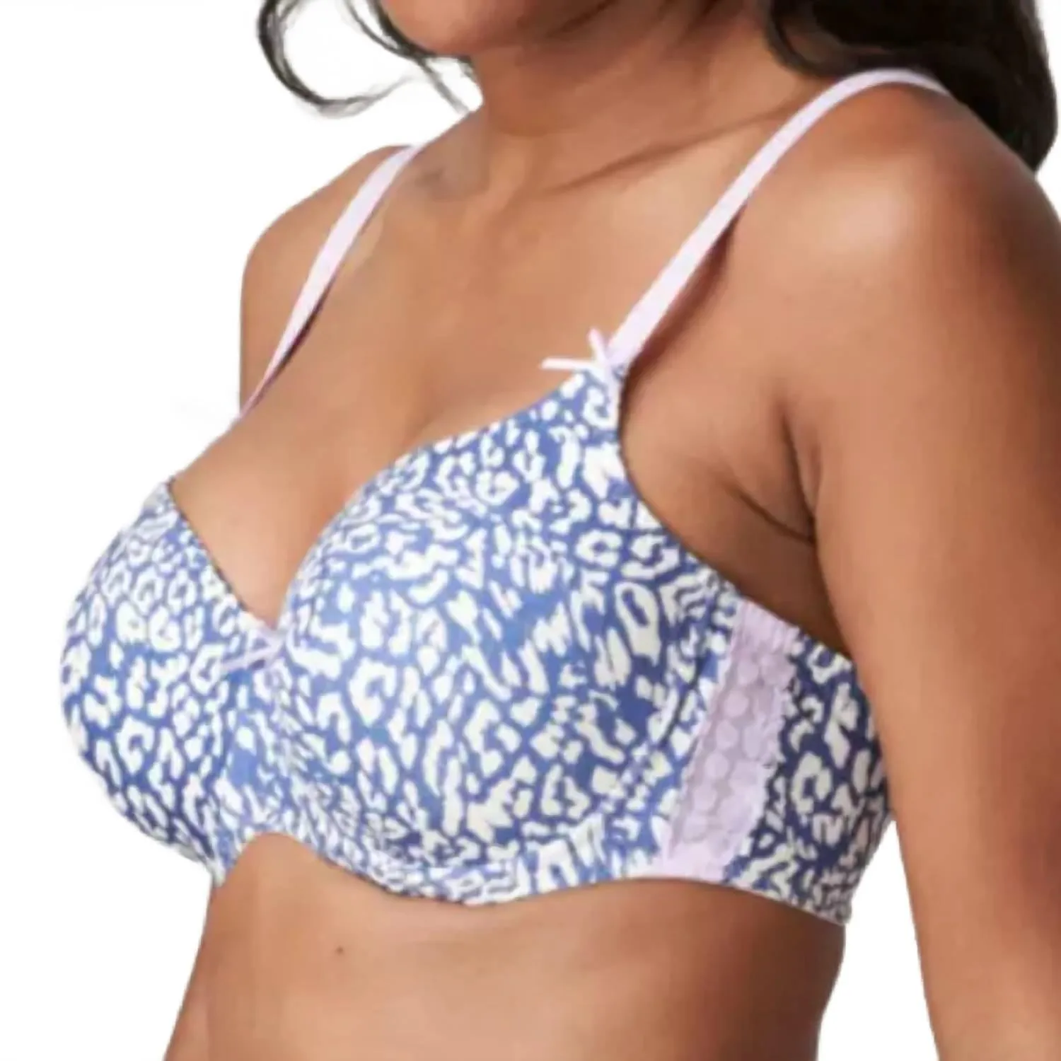 Madison Contour Heart BH In Pastell-Denim