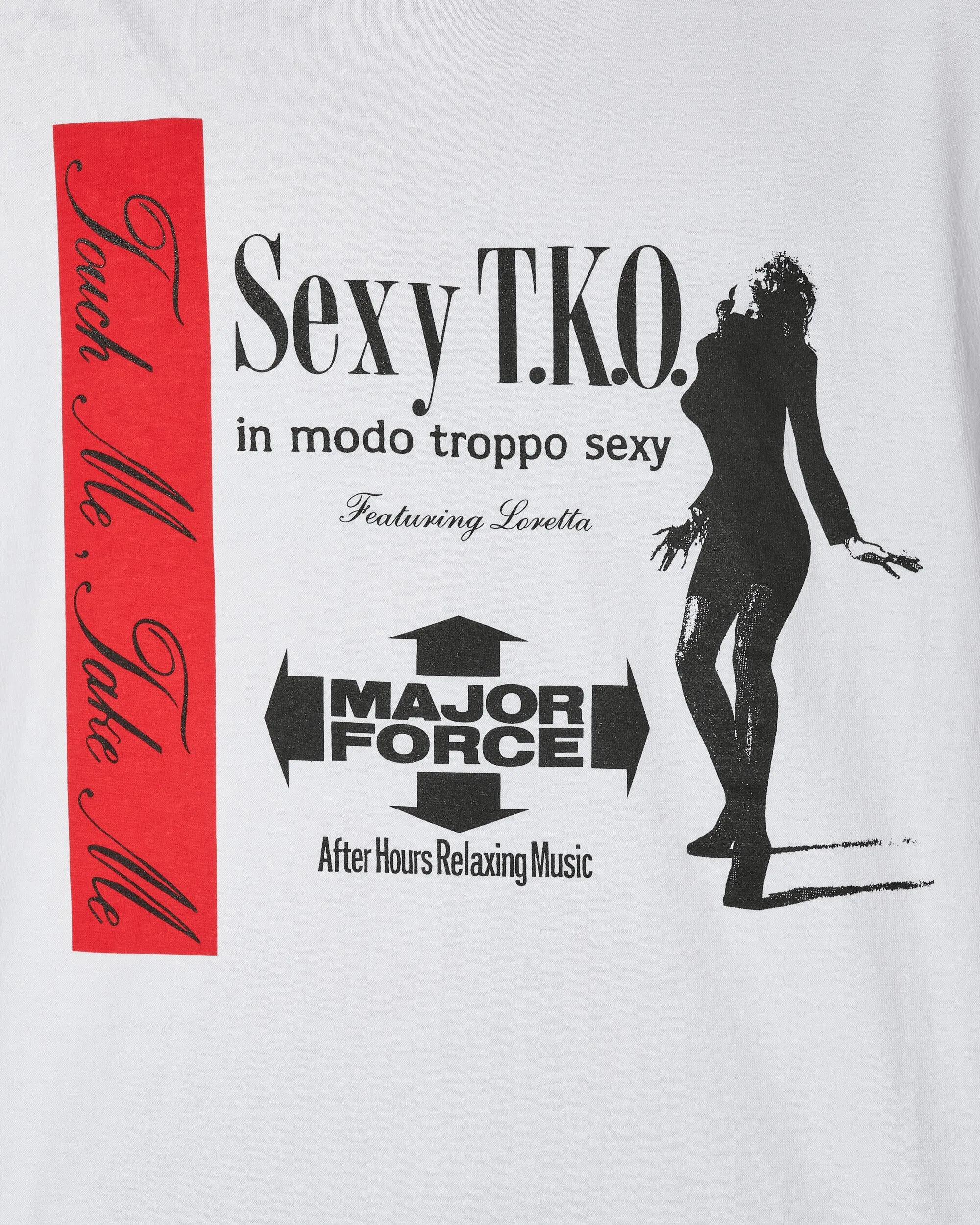 Major Force Langarm T-Shirt Weiß