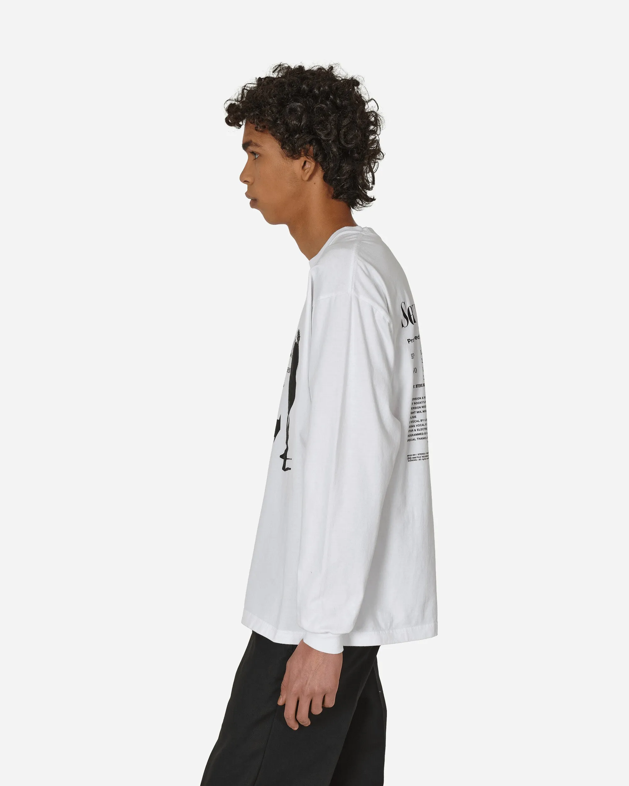 Major Force Langarm T-Shirt Weiß