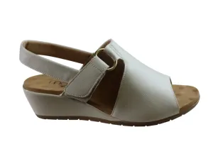 Malu Supercomfort Elora Damen Komfort Keil-Sandalen Hergestellt in Brasilien Malu Supercomfort Schuhe