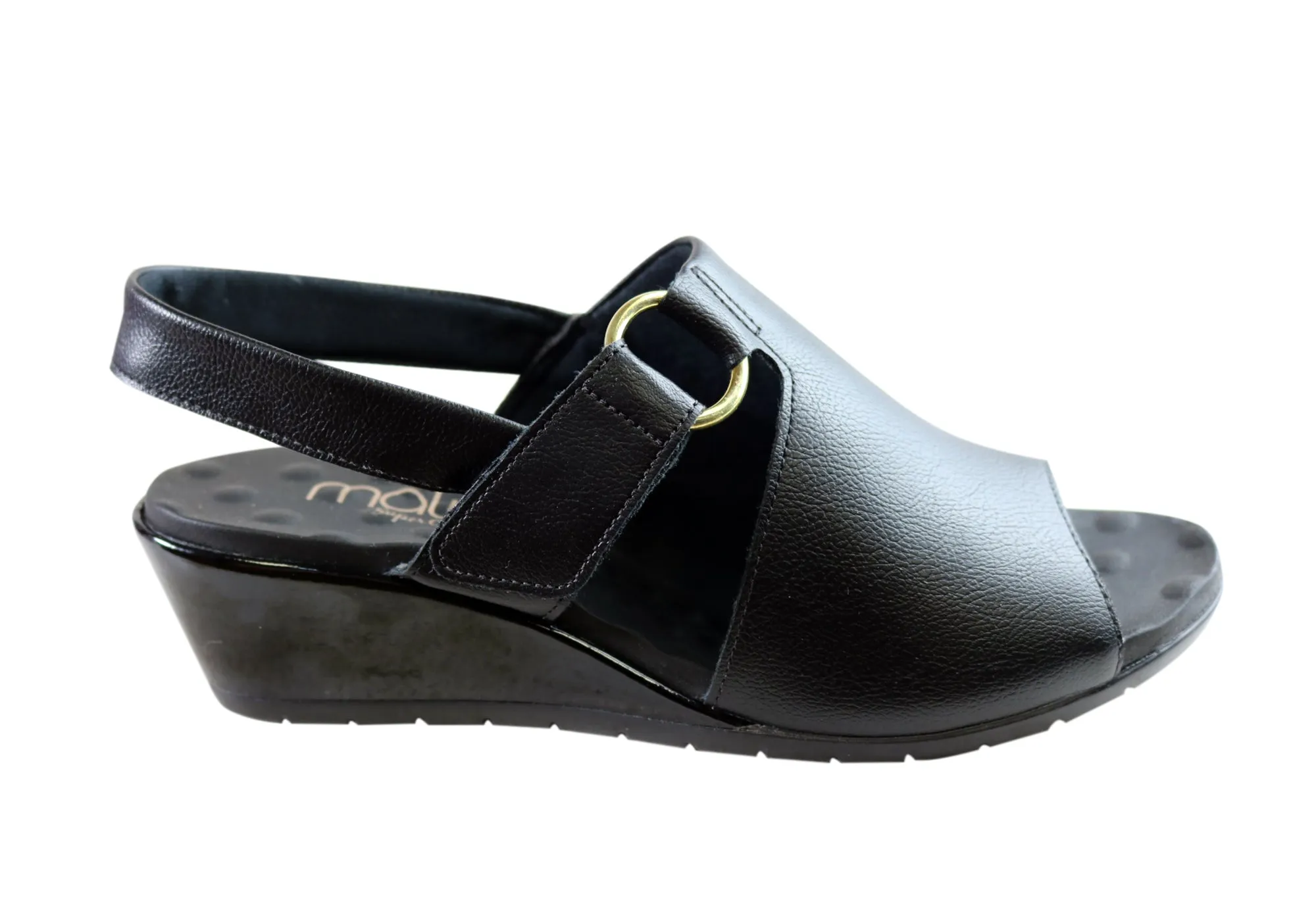 Malu Supercomfort Elora Damen Komfort Keil-Sandalen Hergestellt in Brasilien Malu Supercomfort Schuhe