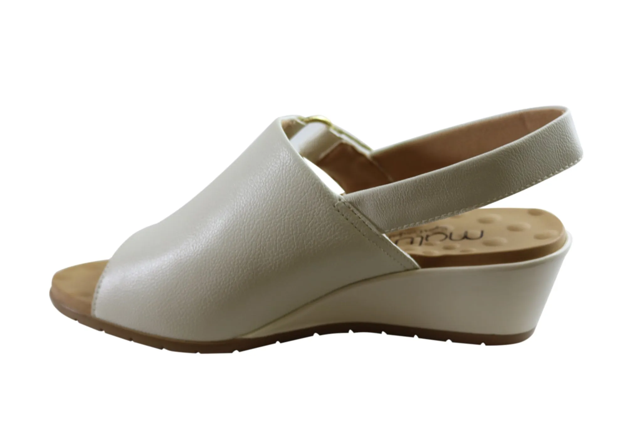 Malu Supercomfort Elora Damen Komfort Keil-Sandalen Hergestellt in Brasilien Malu Supercomfort Schuhe