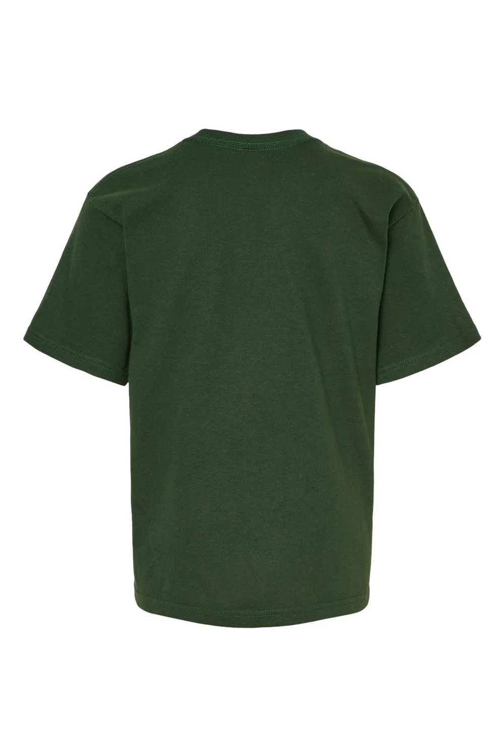M&O Youth Gold Soft Touch Kurzarm Rundhals T-Shirt - Waldgrün
