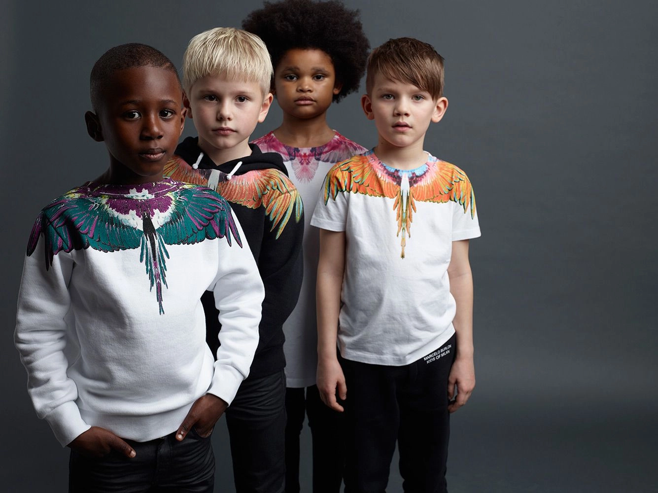 Marcelo Burlon Kids Jungen ALL OVER WINGS T-Shirt
