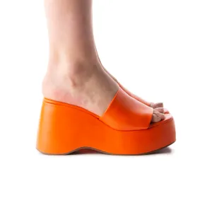Mariel Orange Leder