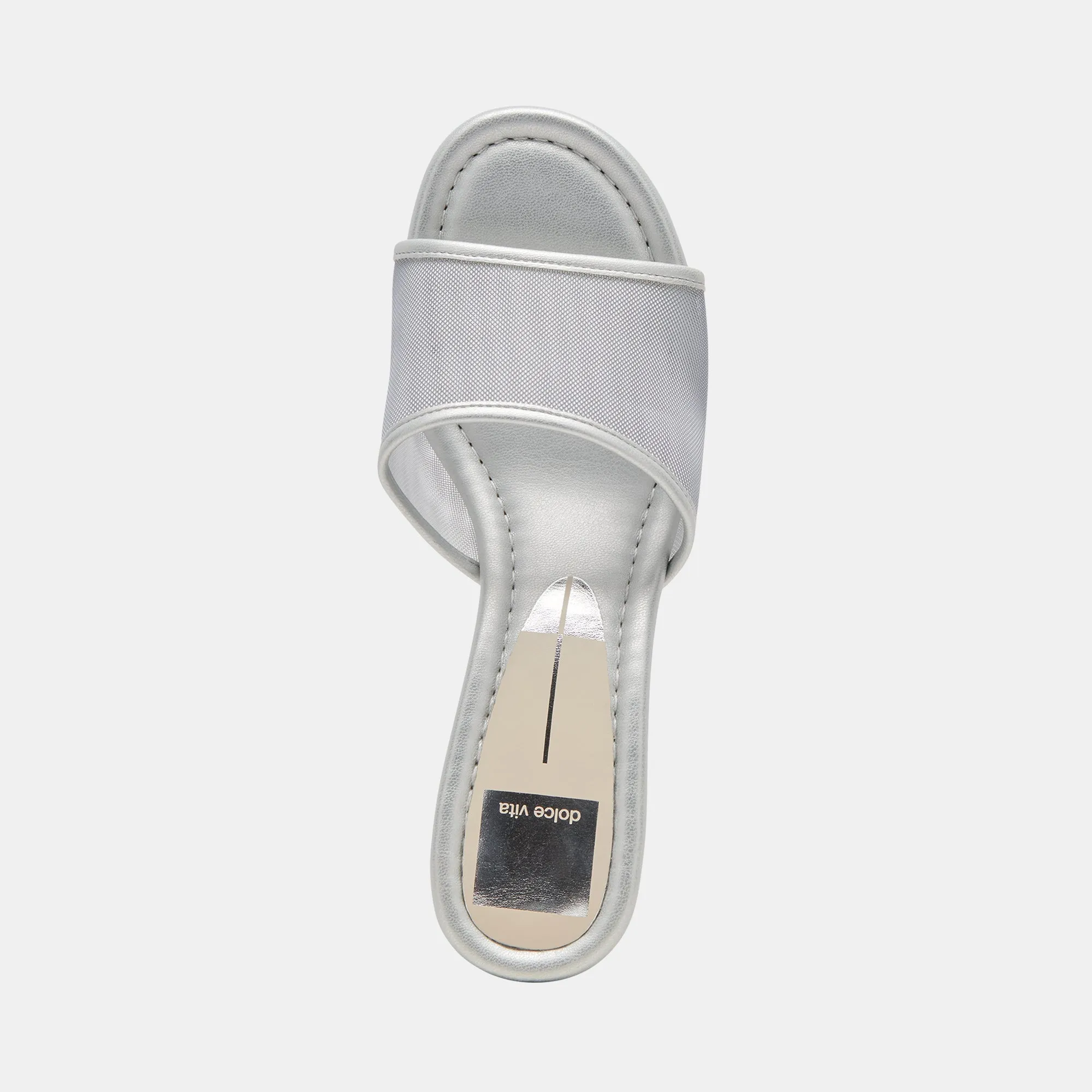 MEEZA ABSÄTZE SILBER MESH