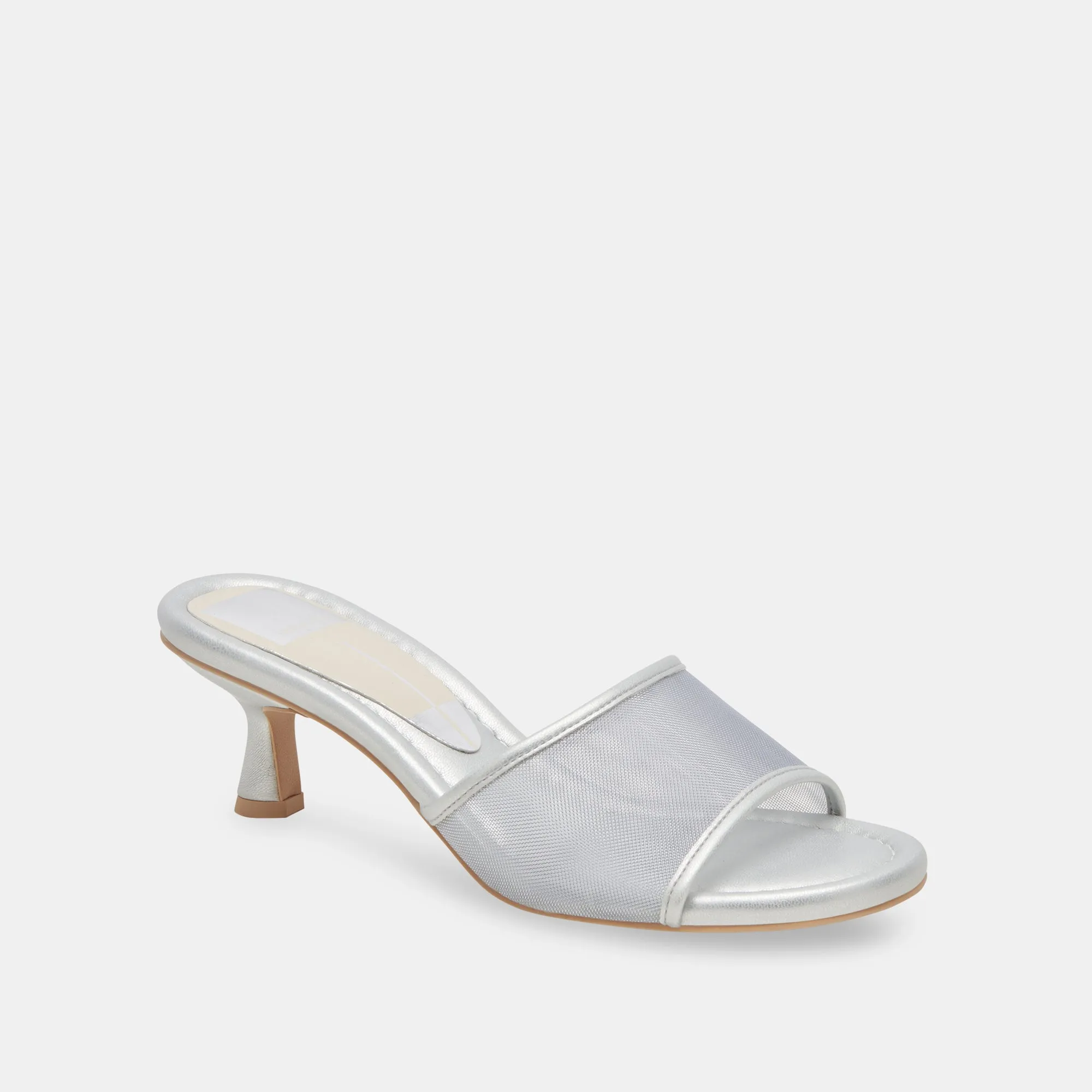 MEEZA ABSÄTZE SILBER MESH