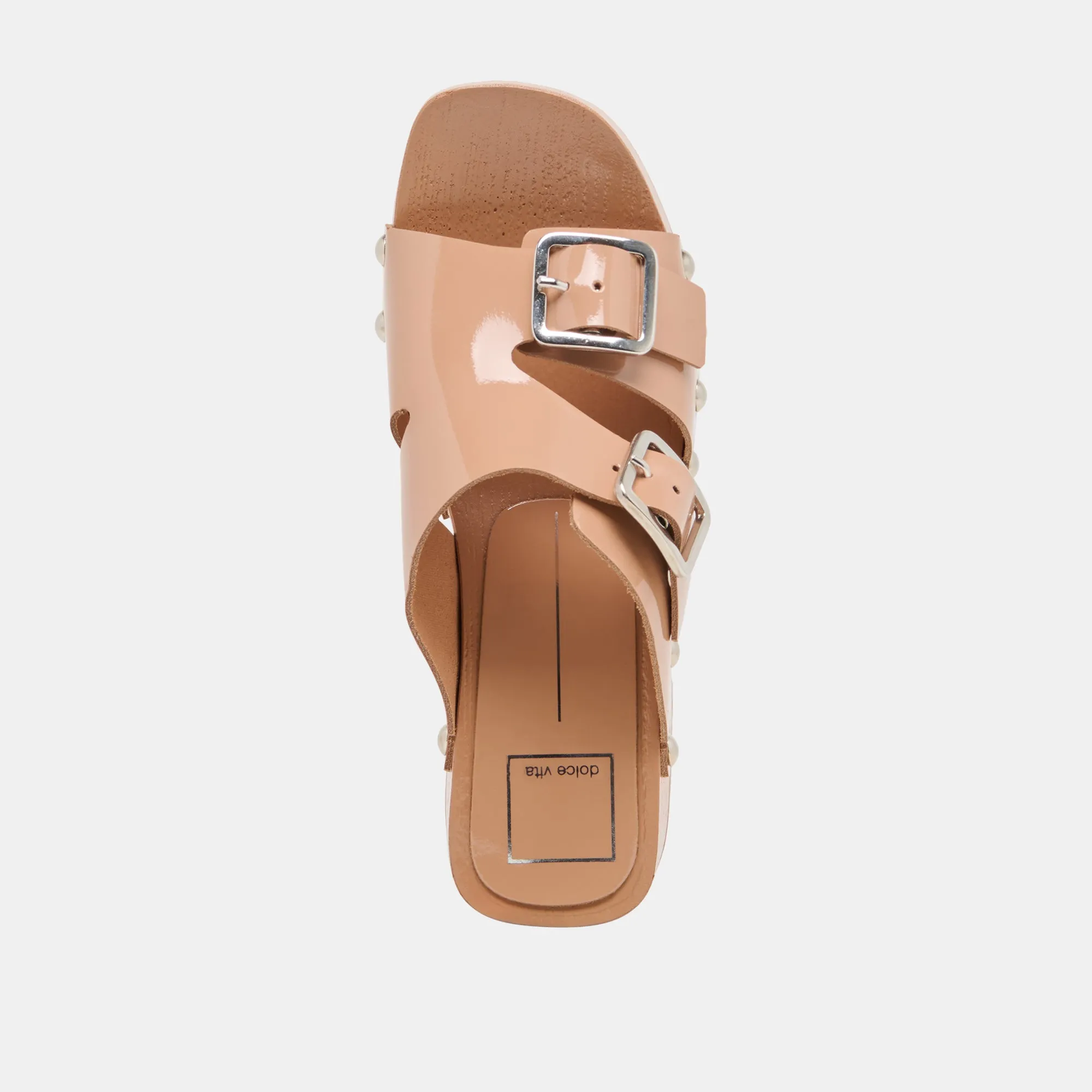 MELODY HEELS BRAUNES LEDER