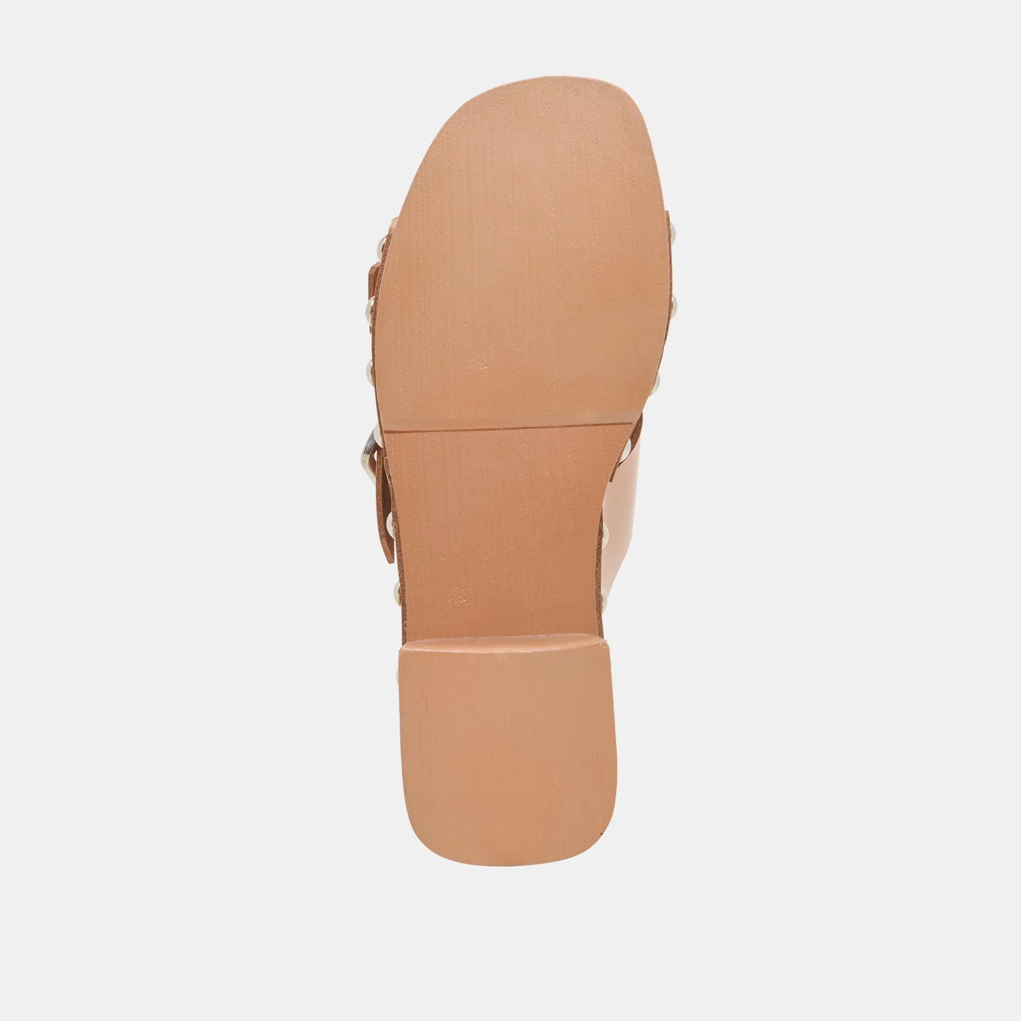 MELODY HEELS BRAUNES LEDER