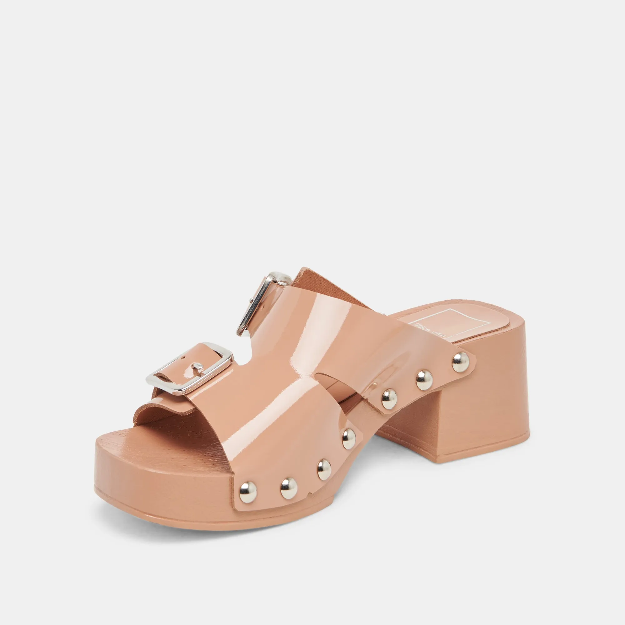 MELODY HEELS BRAUNES LEDER