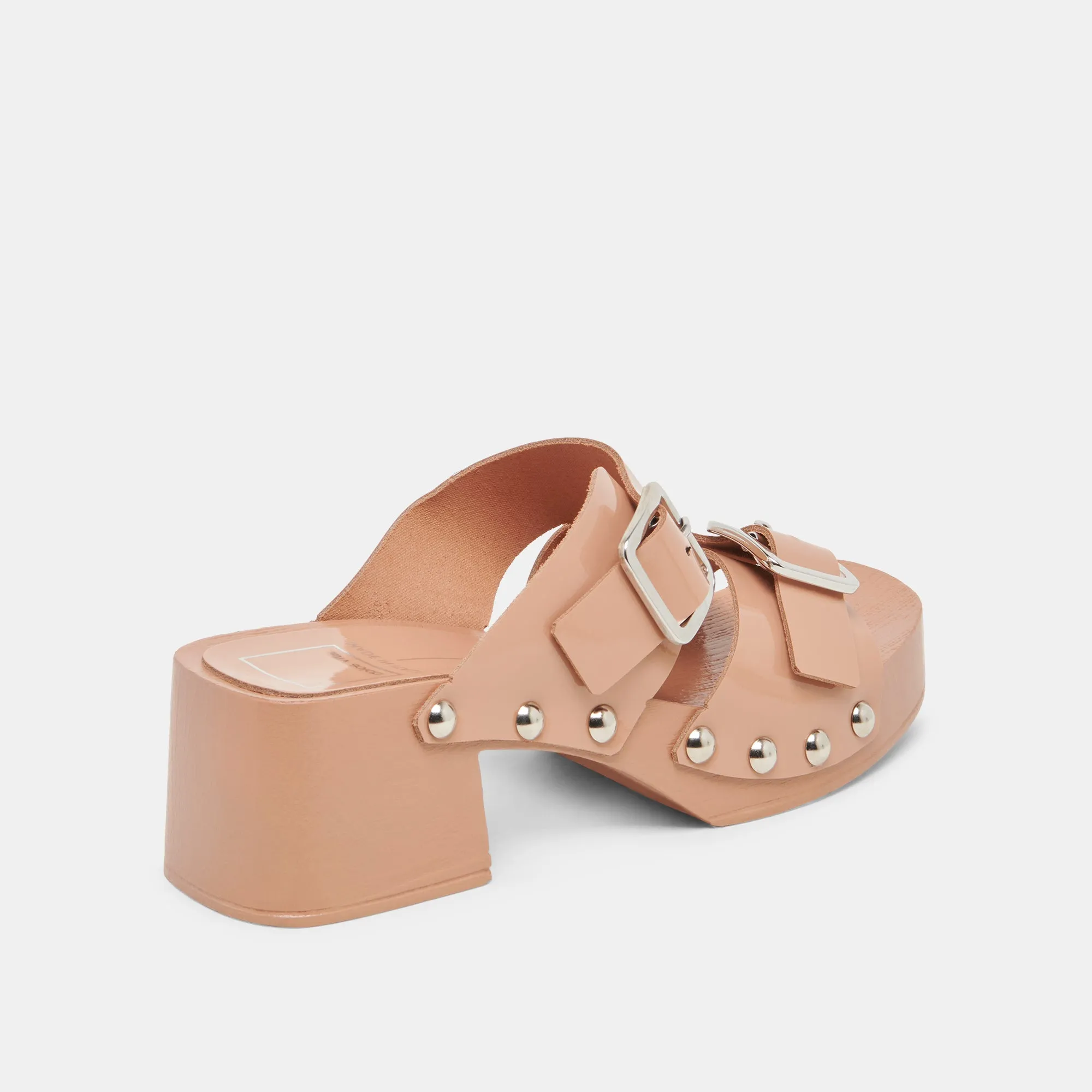 MELODY HEELS BRAUNES LEDER