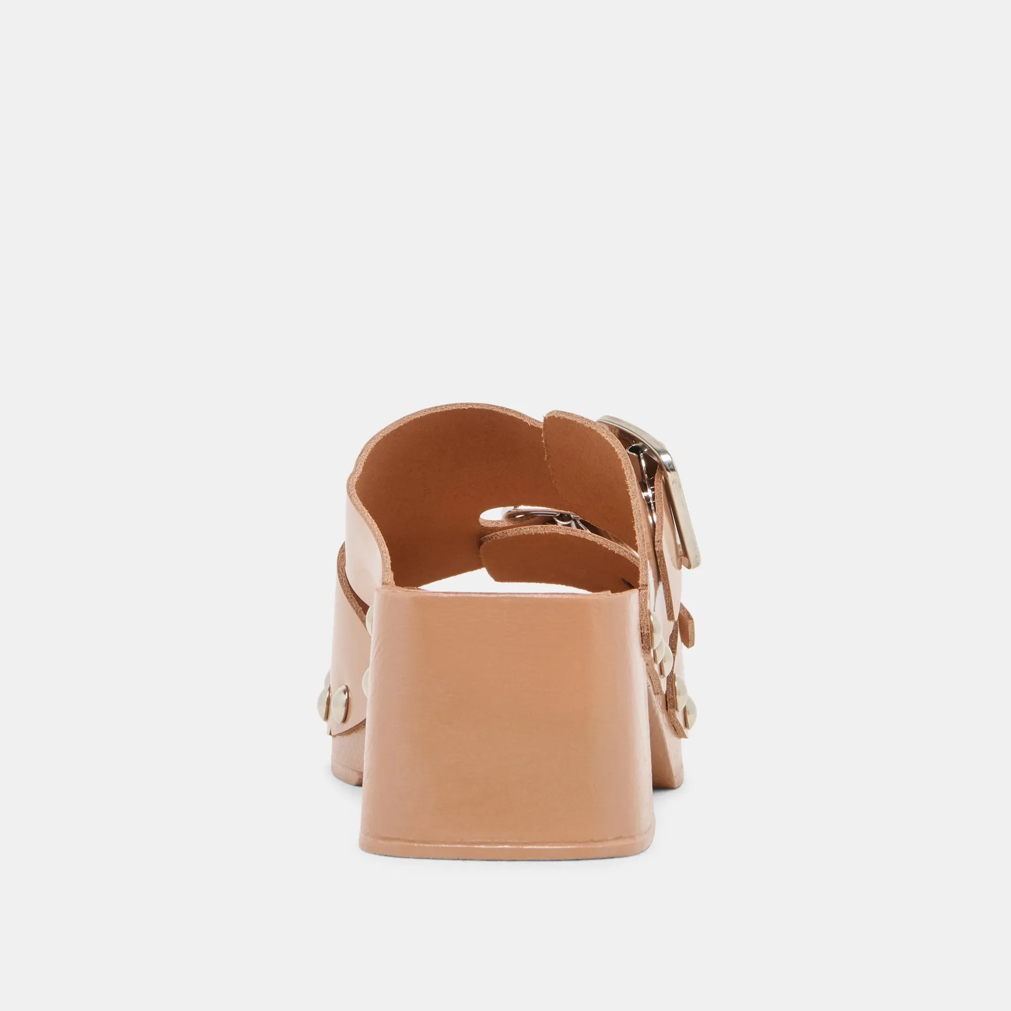 MELODY HEELS BRAUNES LEDER