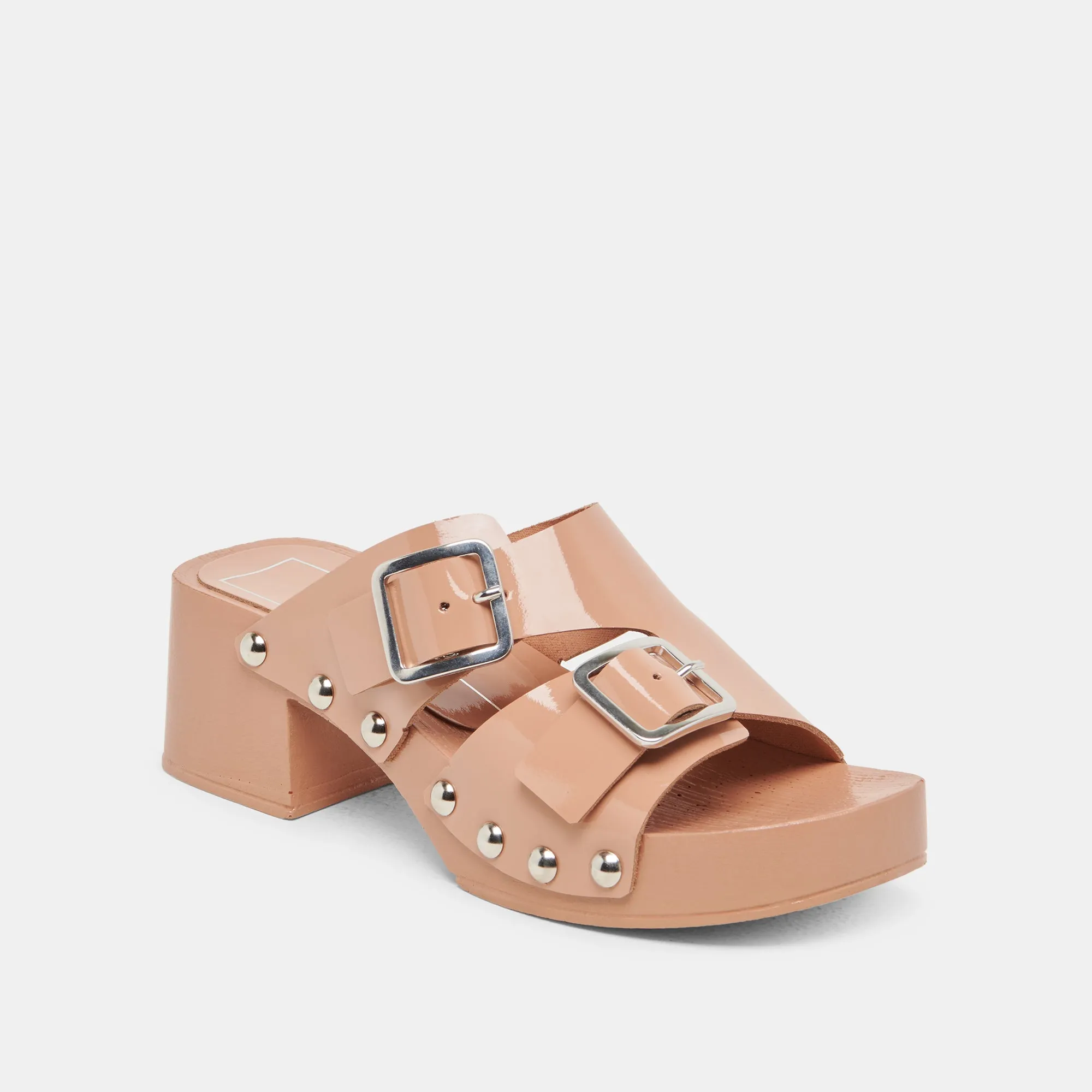 MELODY HEELS BRAUNES LEDER