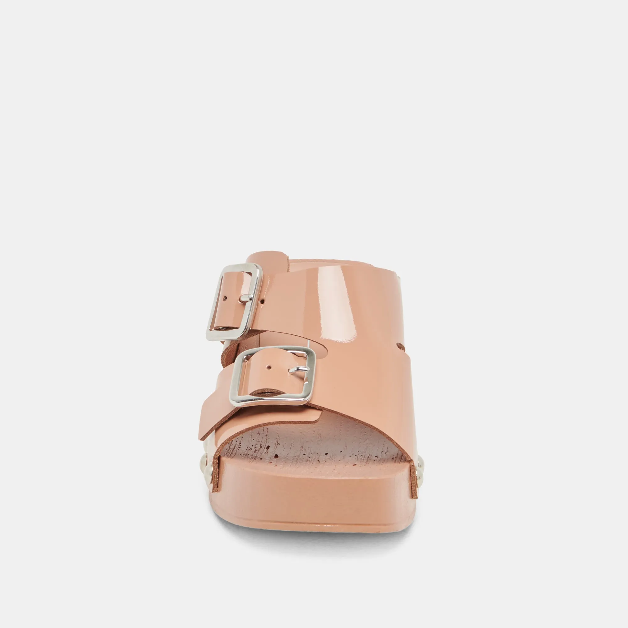 MELODY HEELS BRAUNES LEDER