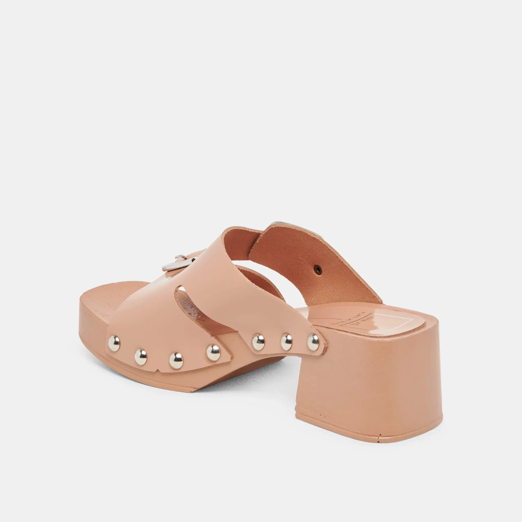 MELODY HEELS BRAUNES LEDER
