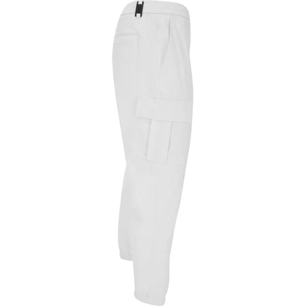 Herren Cargo Joggerhose Weiß