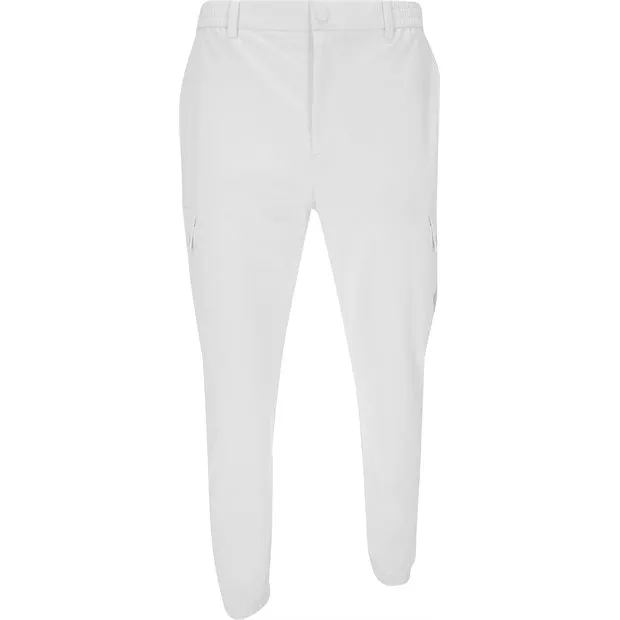 Herren Cargo Joggerhose Weiß