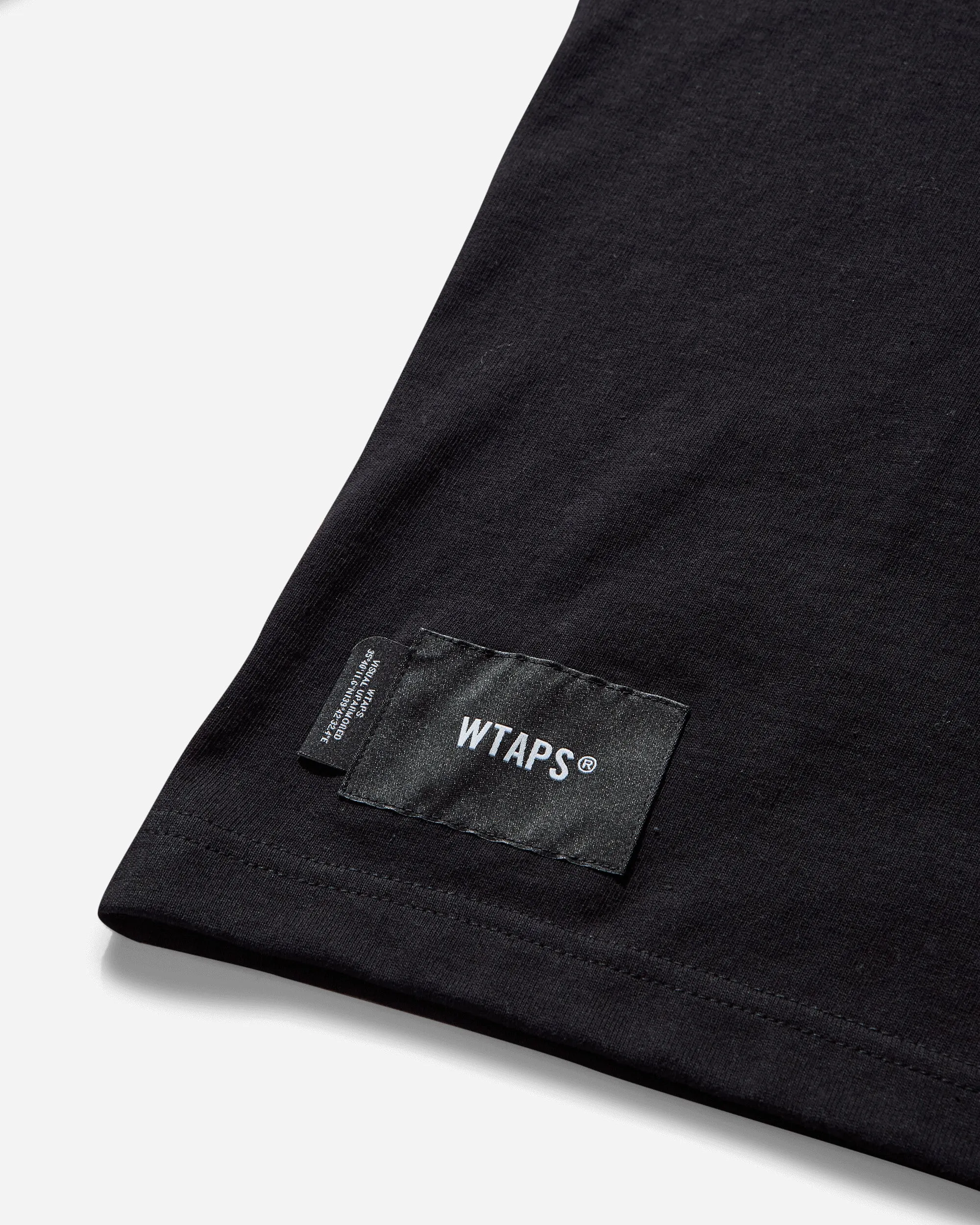 Herren 40PCT verstärktes Langarm-T-Shirt Schwarz