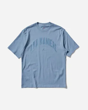 Herren A Ma Maniére Logo T-Shirt Hell Waffenblau