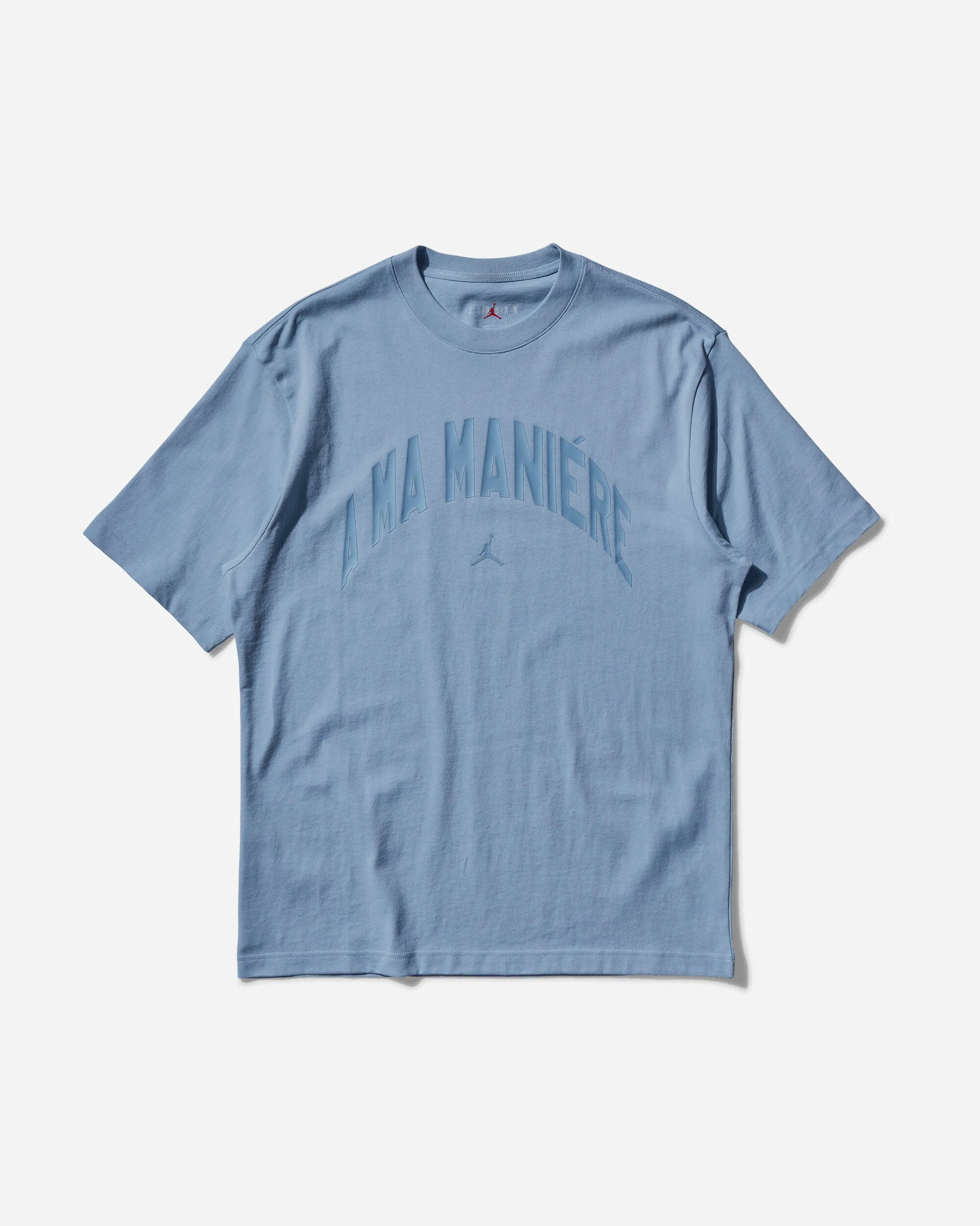 Herren A Ma Maniére Logo T-Shirt Hell Waffenblau