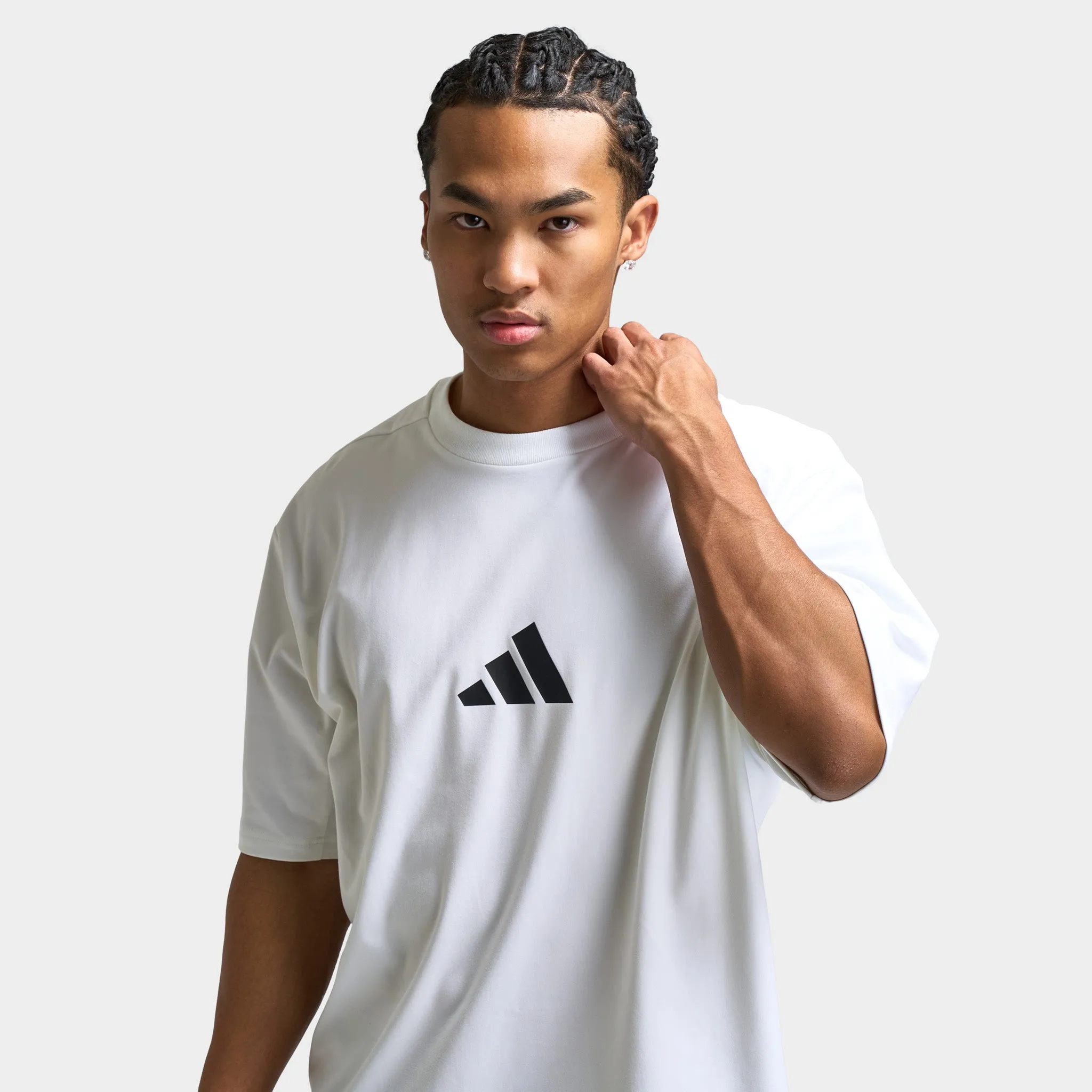 Herren Adidas adidas Z.N.E. Loose-Fit T-Shirt / Weiß
