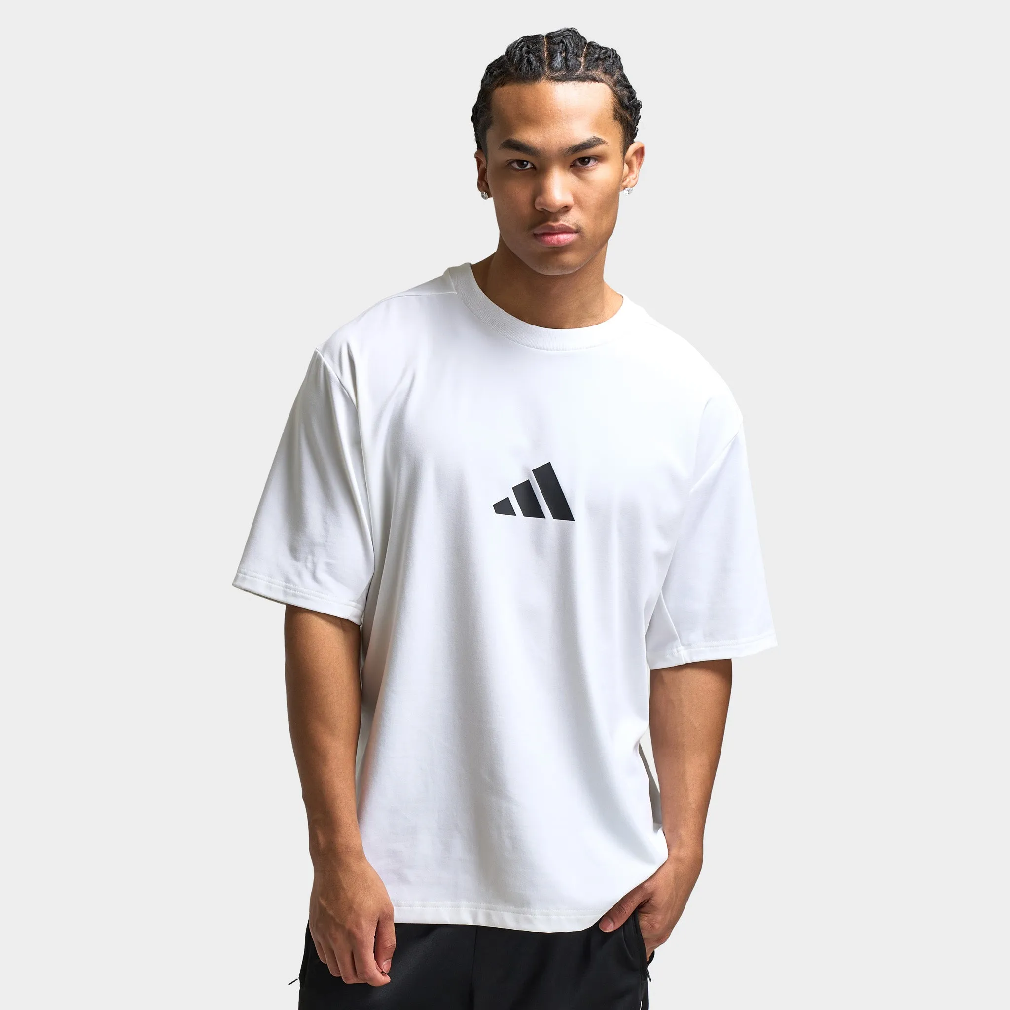 Herren Adidas adidas Z.N.E. Loose-Fit T-Shirt / Weiß