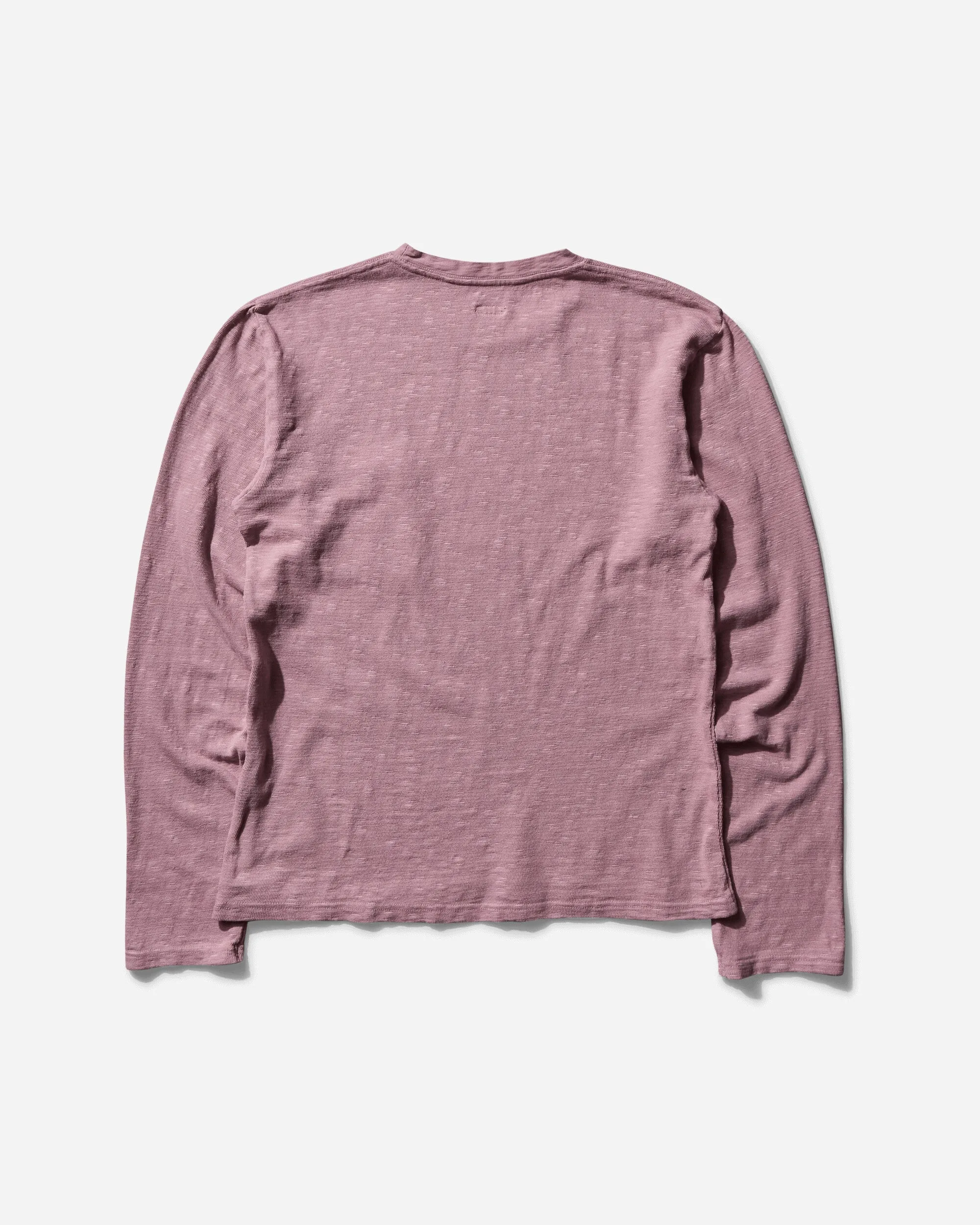 Herren Amuse Strick Langarm-T-Shirt mit Tasche Pink