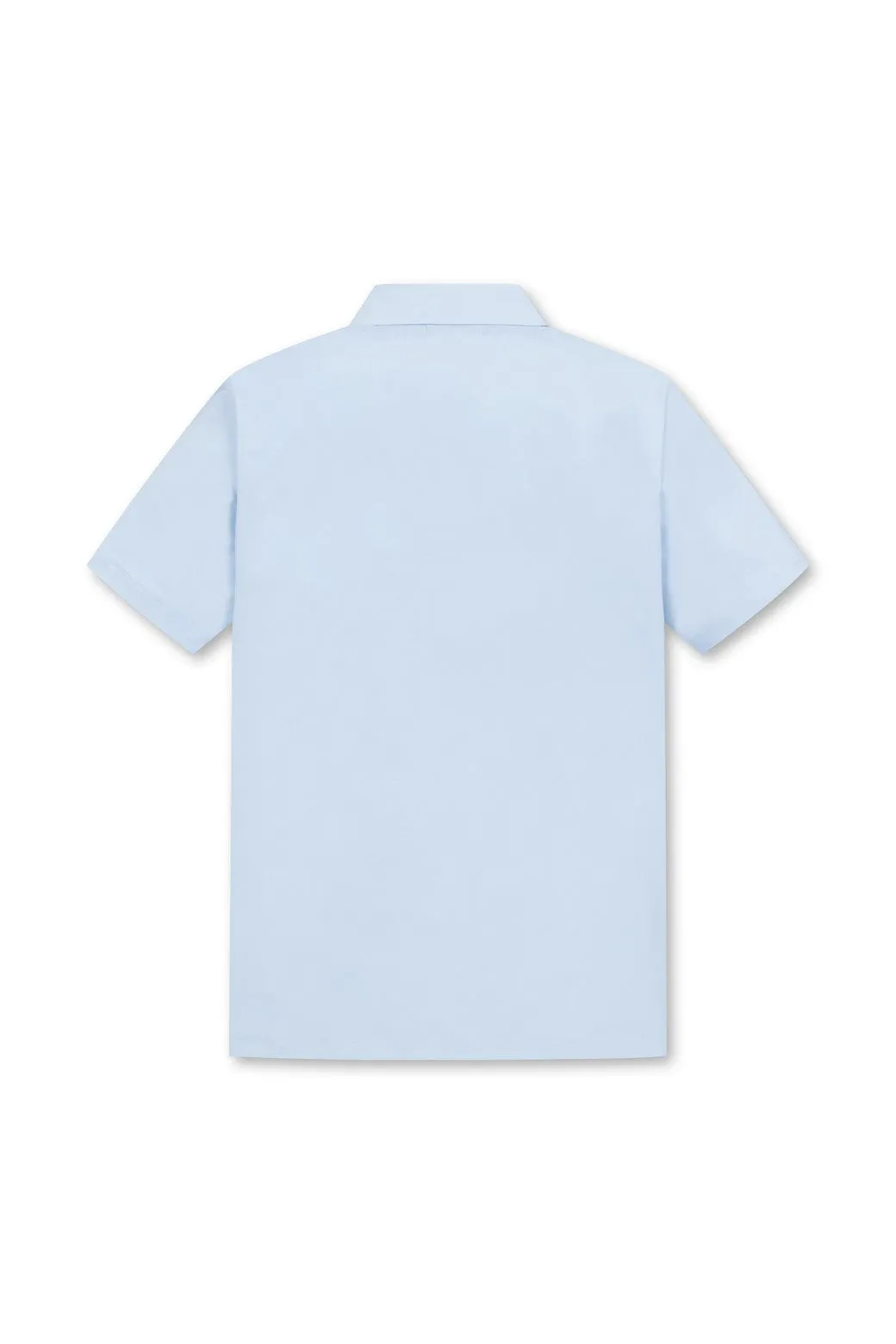 Herren ATHLETIC Polohemd mit umgekehrtem Kragen in Blau