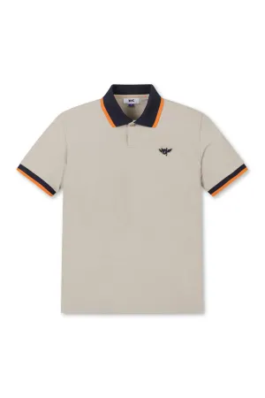 Herren ATHLETIC Farbstreifen Polo Braun