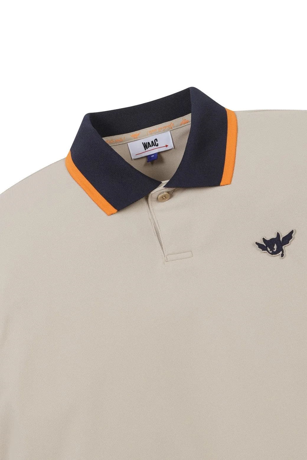 Herren ATHLETIC Farbstreifen Polo Braun