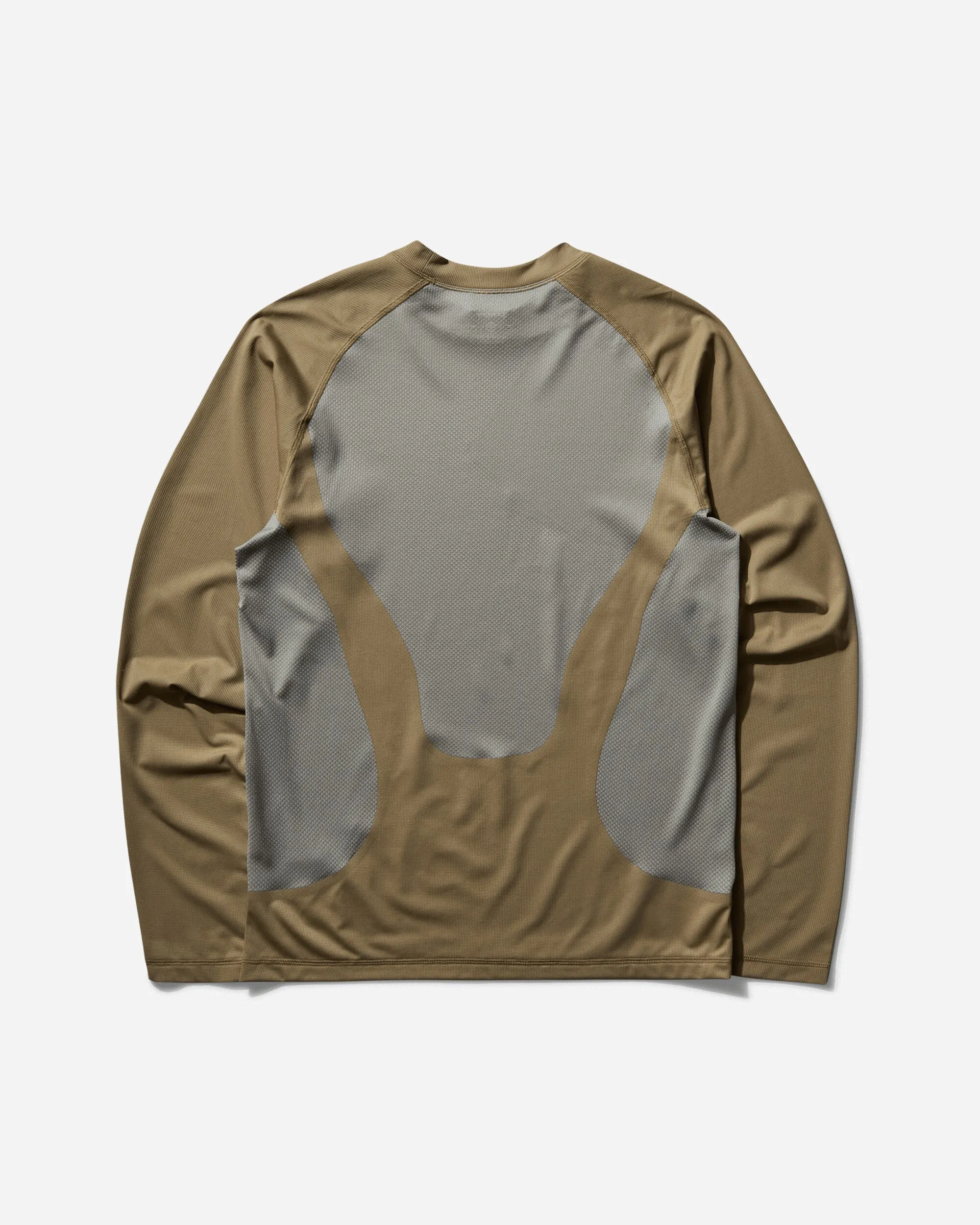 Herren AuraLite Tech Langarm-T-Shirt Armee Grün