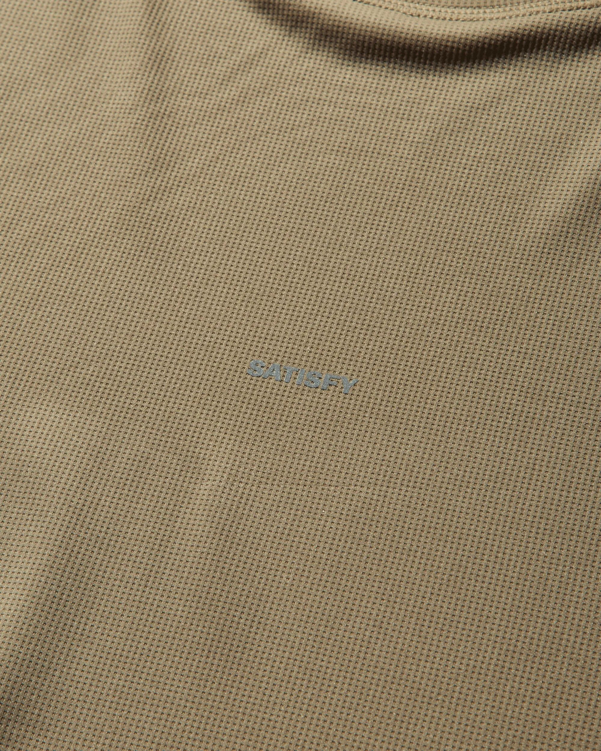 Herren AuraLite Tech Langarm-T-Shirt Armee Grün