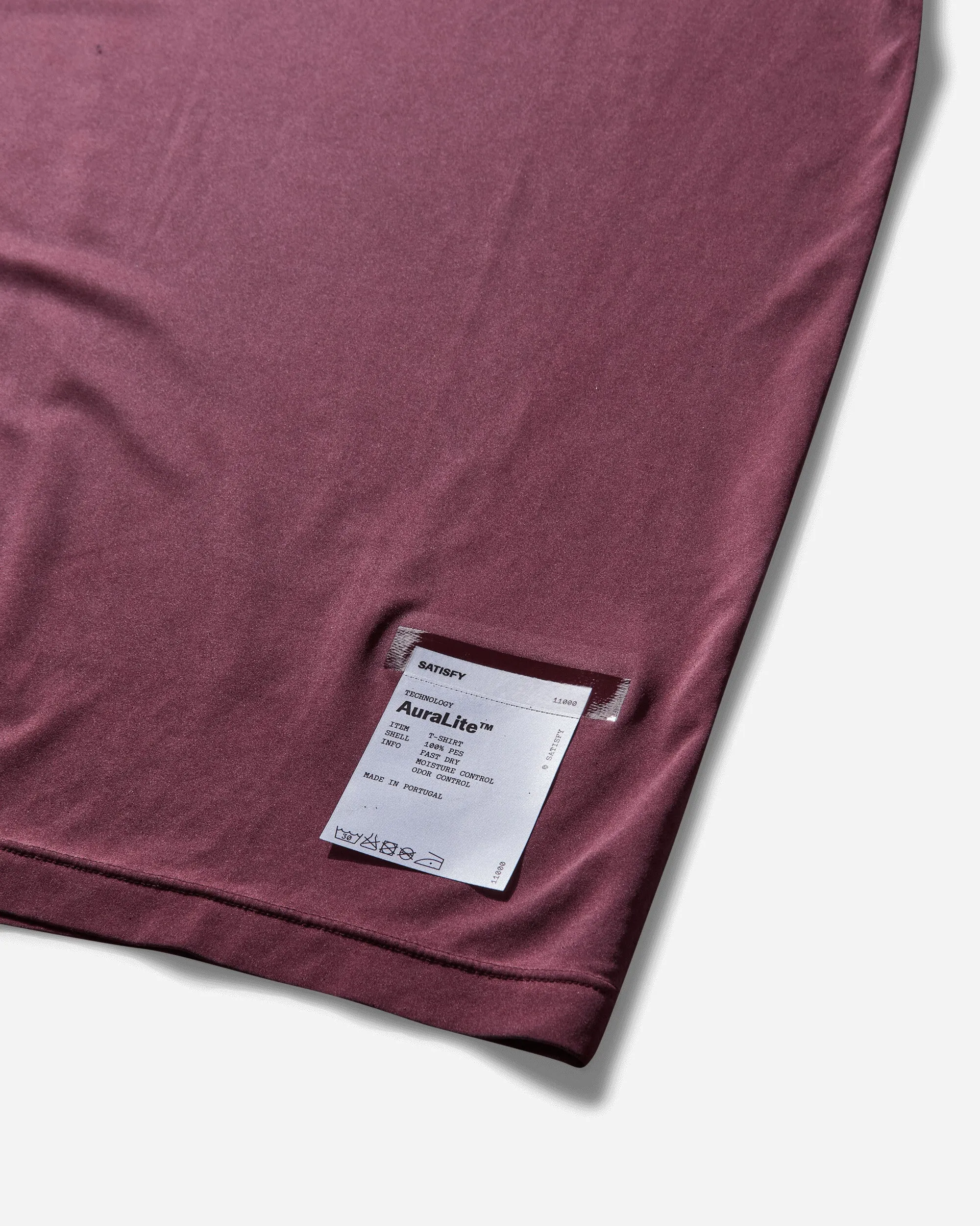 Herren AuraLite T-Shirt Burgunder Pigment