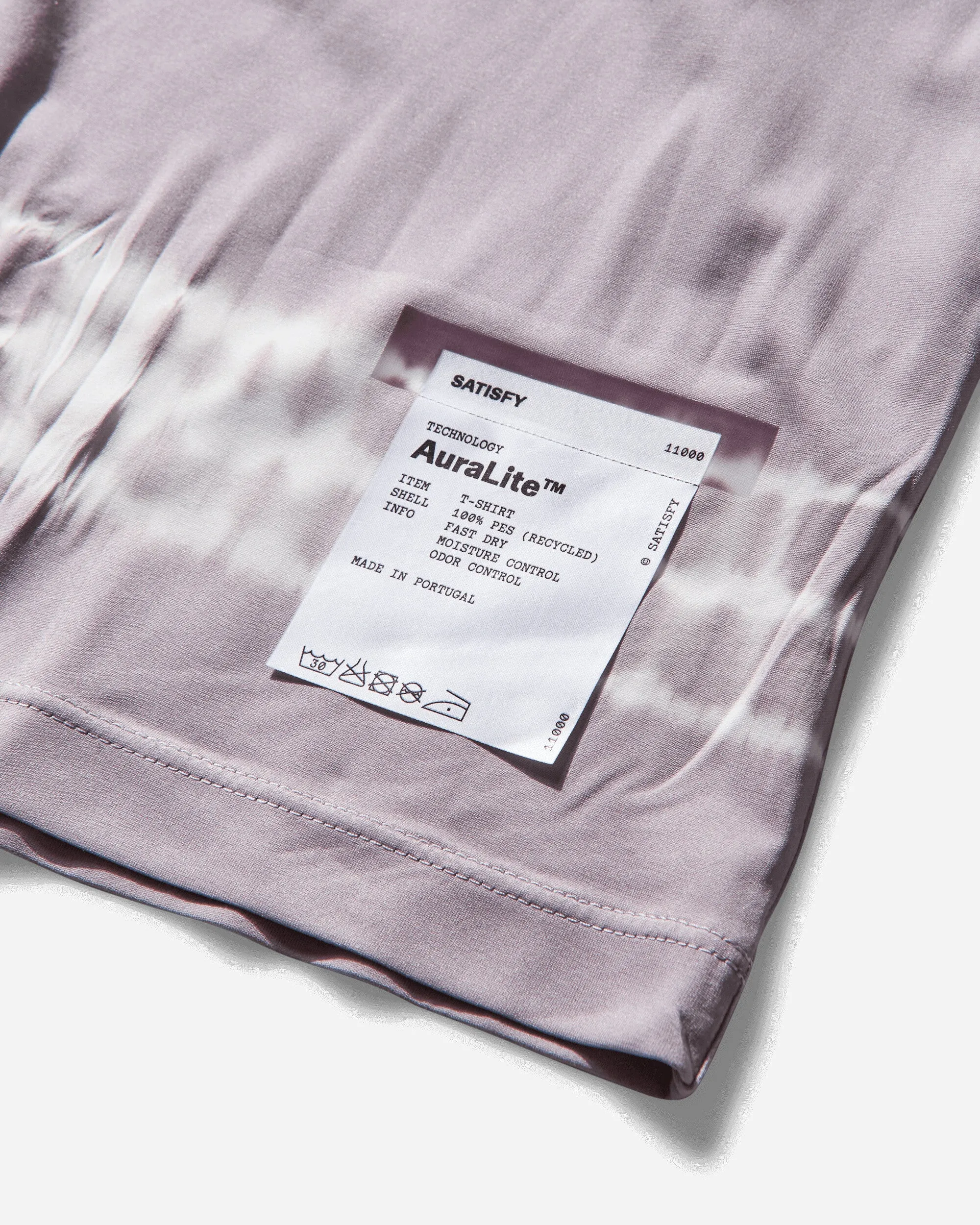 Herren AuraLite T-Shirt Tie-Dye Mineral Dämmerung