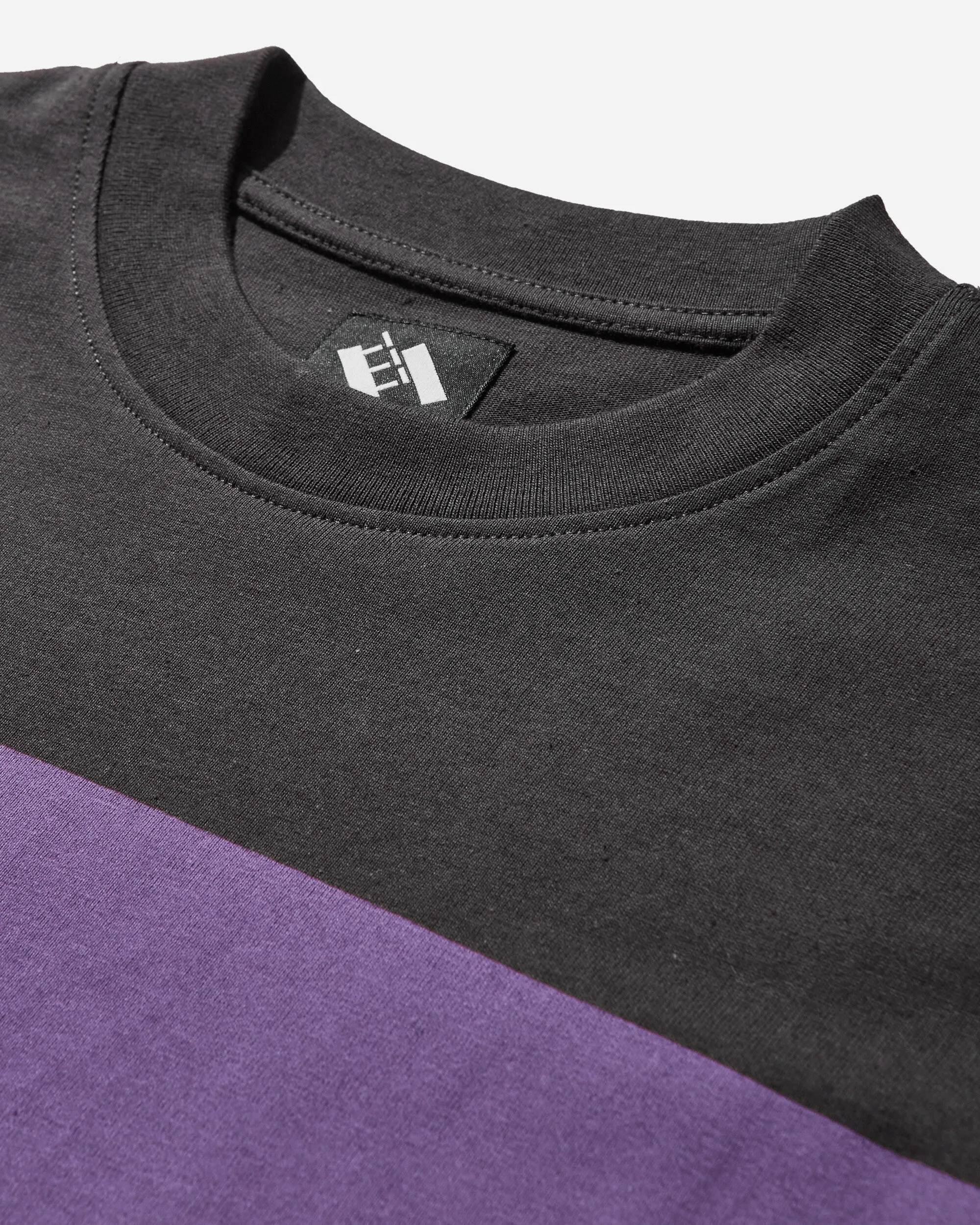 Herren Block T-Shirt Schwarz