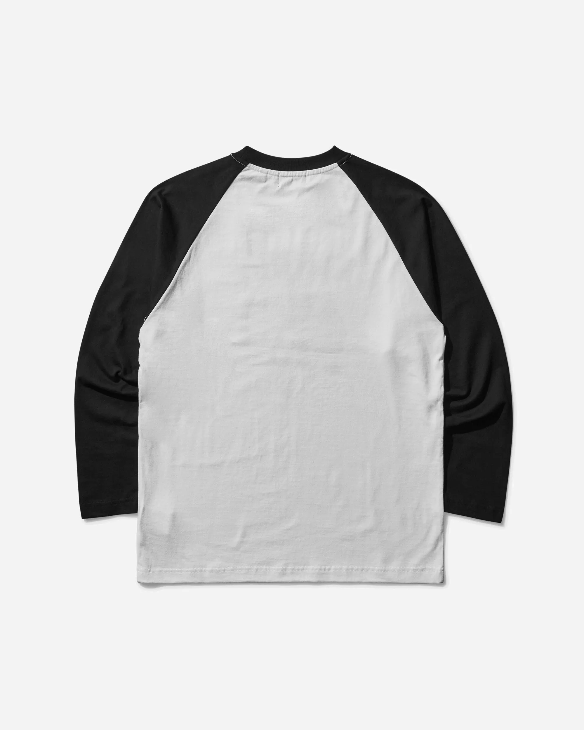 Herren Classic Raglan Langarm T-Shirt Weiß