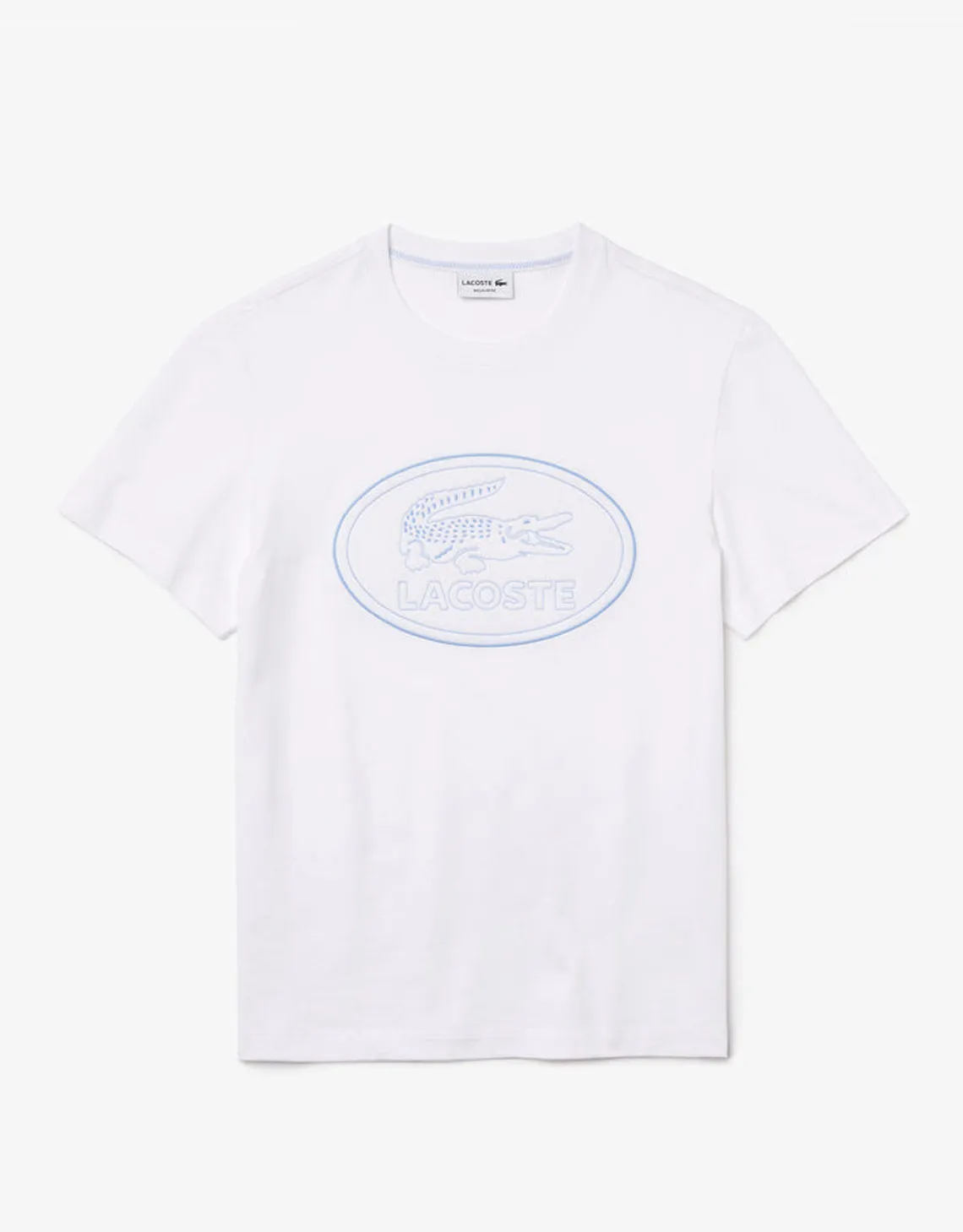 Herren Rundhals T-Shirt mit besticktem Logo aus Baumwolle Weiß Patagonia Kleidung