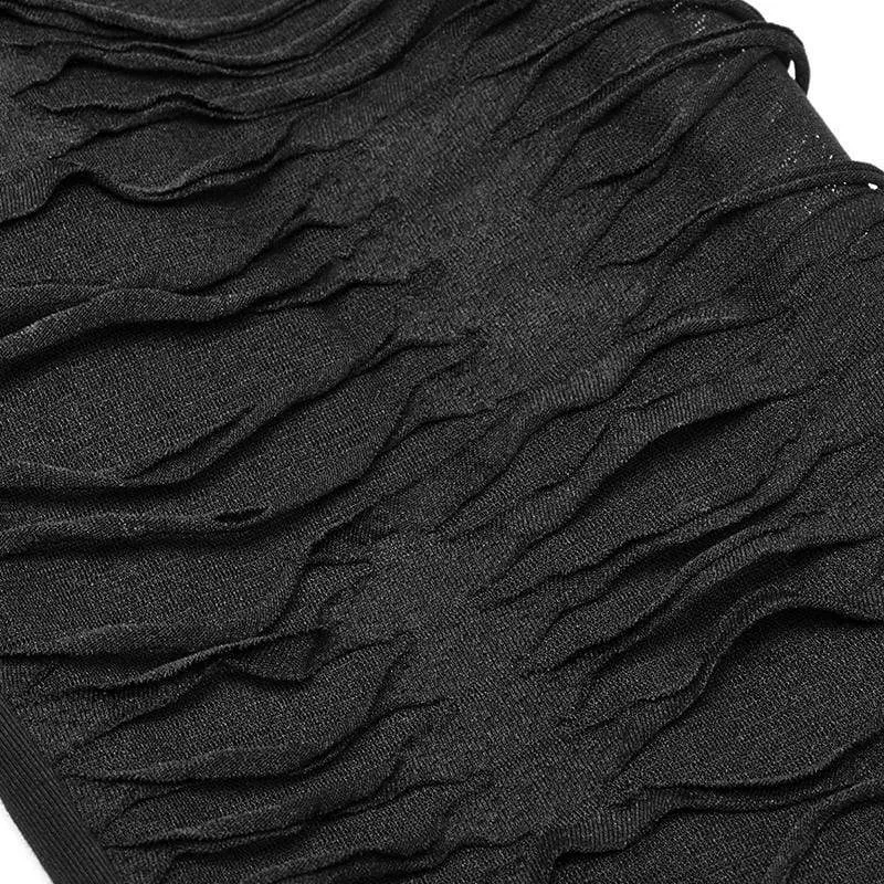 Herren T-Shirt mit zerrissenen Ärmeln im Punk-Stil